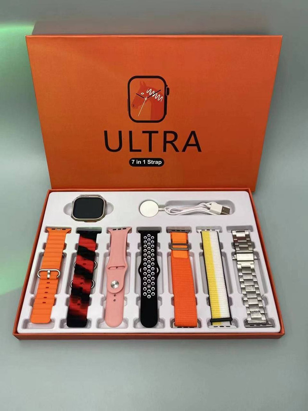 ساعت هوشمند مدل ULTRA 8 دارای 7 بند