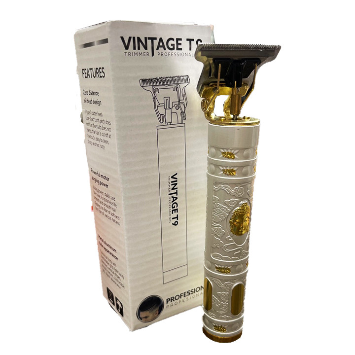 ✂️ ماشین اصلاح حرفهای VINTAGE T9؛ قدرت، دقت و طراحی کلاسیک در یک بدنه فلزی